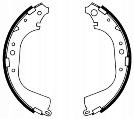 SZCZĘKI HAMULCOWE TYŁ C02039ABE ABE CHEVROLET Stan opakowania oryginalne