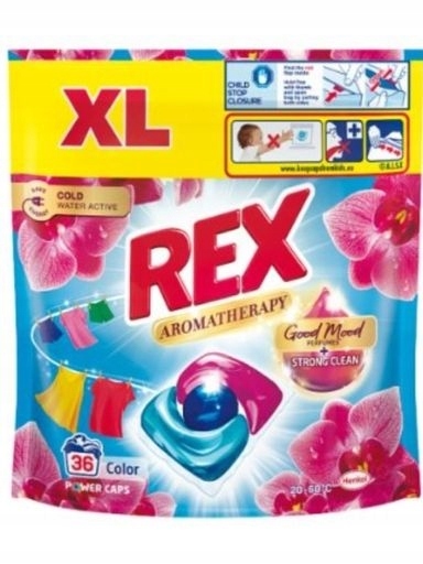 Levně 2x Rex Aromatherapy Power Caps Orchid Univerzální kapsle pro 36 kusů