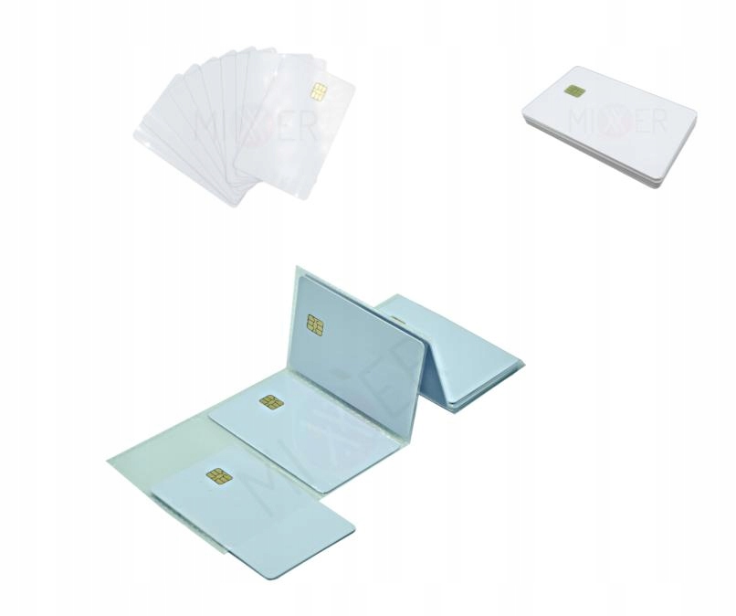 

Karta chipowa Smart Card Pcv SLE4442 ISO7816 256B