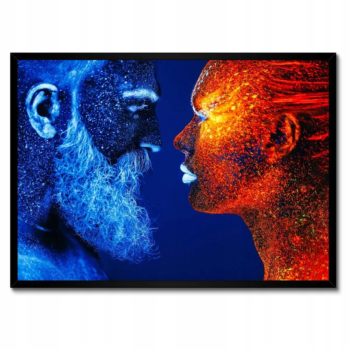 Plakáty v rámu 70x50 On chladný Ona horká Sex