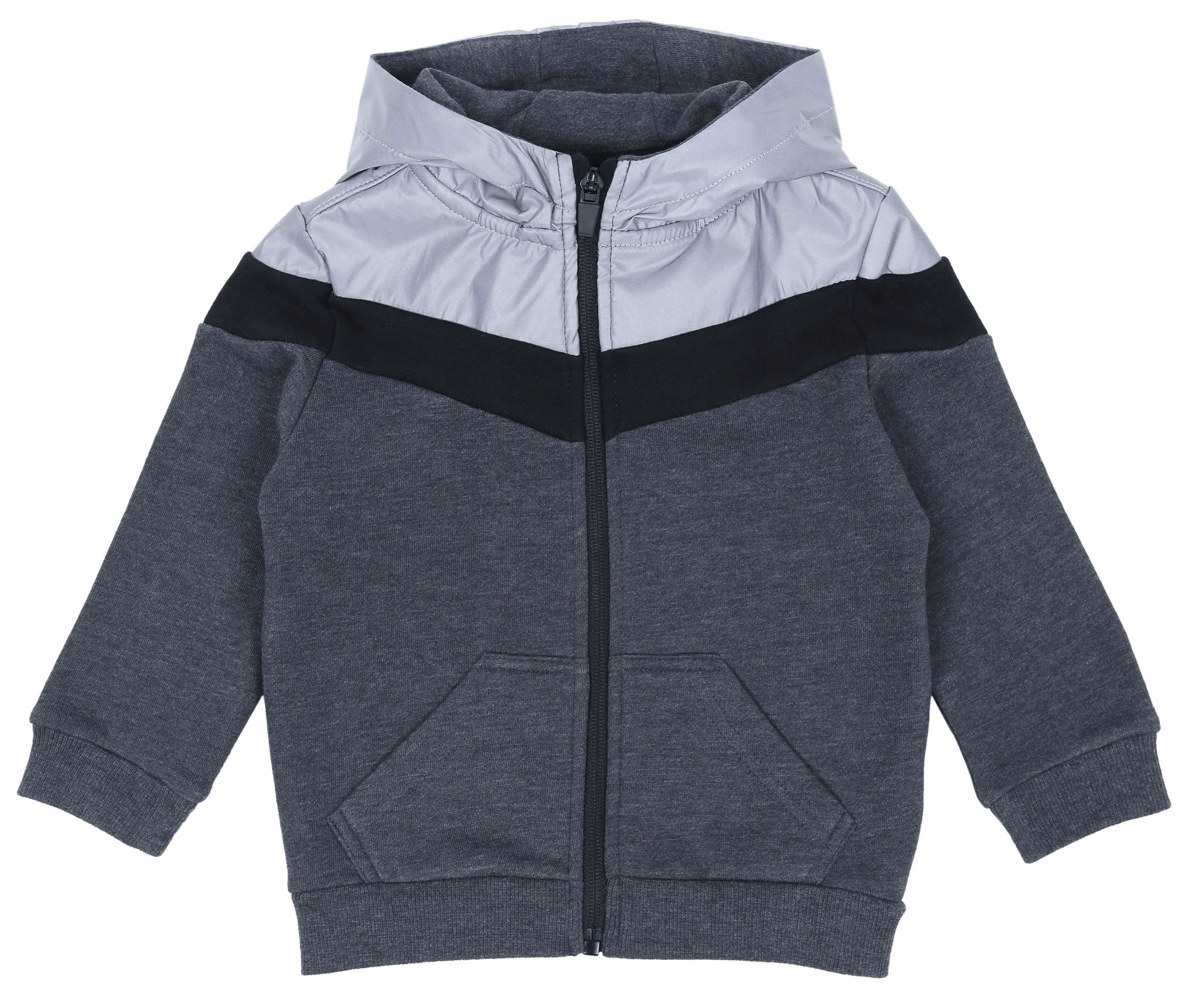 

Szara bluza z odblaskiem 4-5 lat 110 cm
