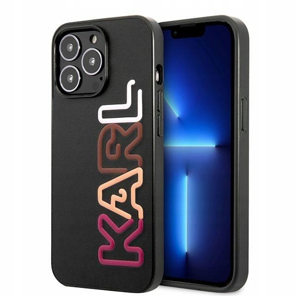 Etui Karl Lagerfeld Multipink Brand na iPhone 13 Pro Max czarne Karl