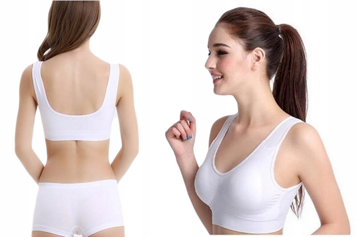 

Sportowy Biustonosz Stanik Fitness Push-up Top Bra