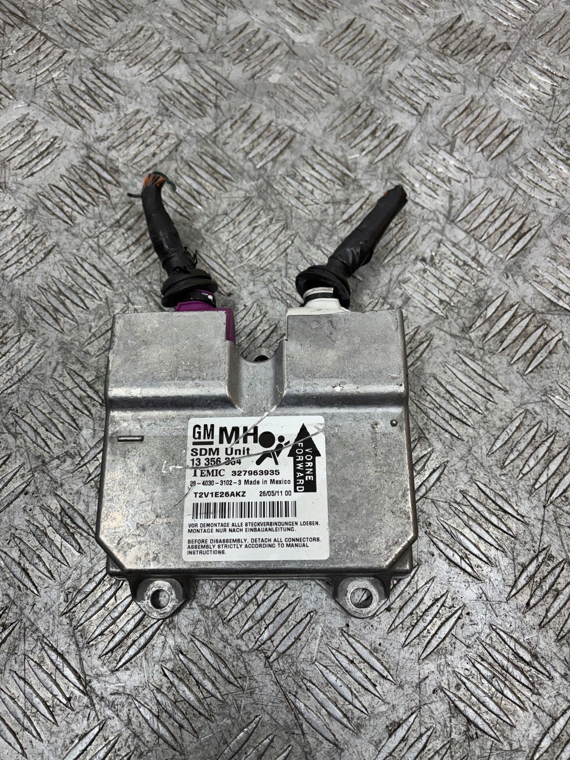SENSOR control unit airbag OPEL CORSA D 13356384