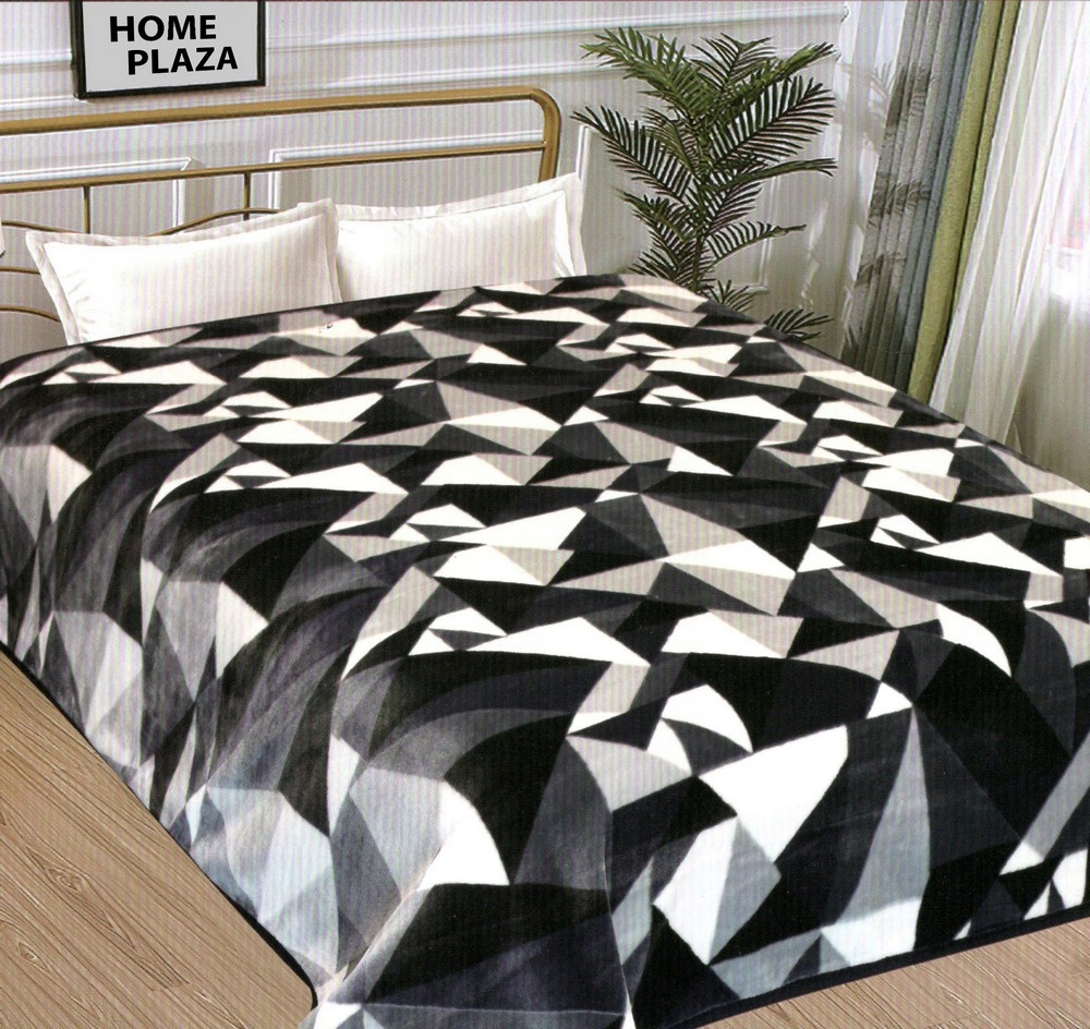 Akrylová Deka 160x210 cm teplá přehoz Kufřík Výběr Vzorů