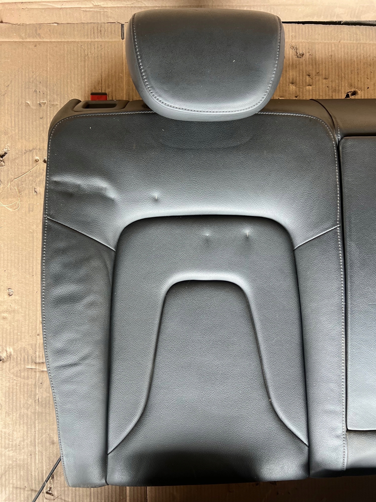 AUDI A5 8T 3D COUPE SIEDZISKO Sitz heck hinten Leder schwarze