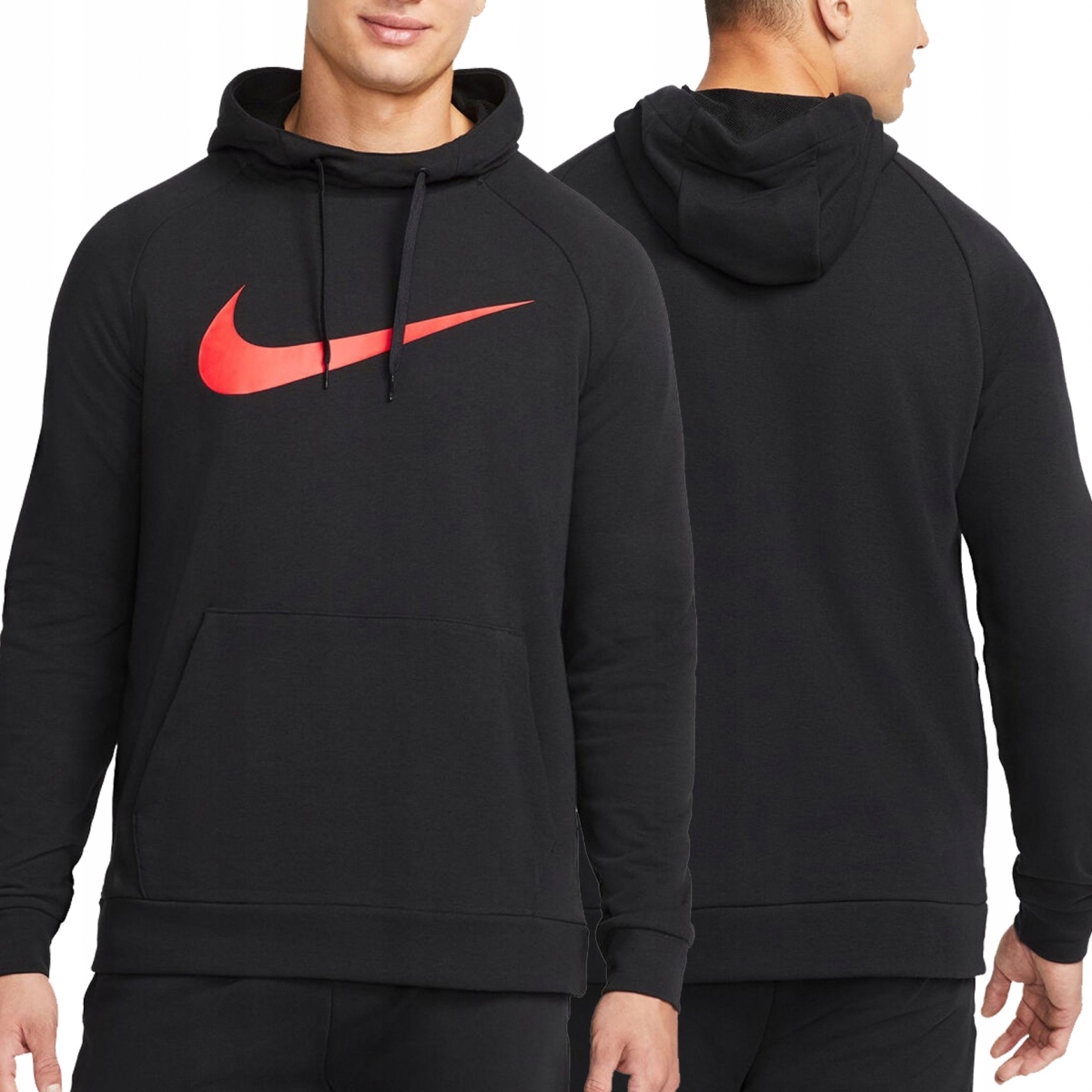 Nike klasická pánská mikina, černá, tréninková, Dri-Fit Hoodie CZ2425-013 L