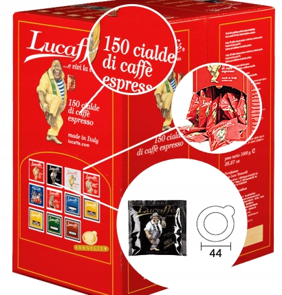 Káva Lucaffe Mr. Exclusive sáčky Ese 150 kusů