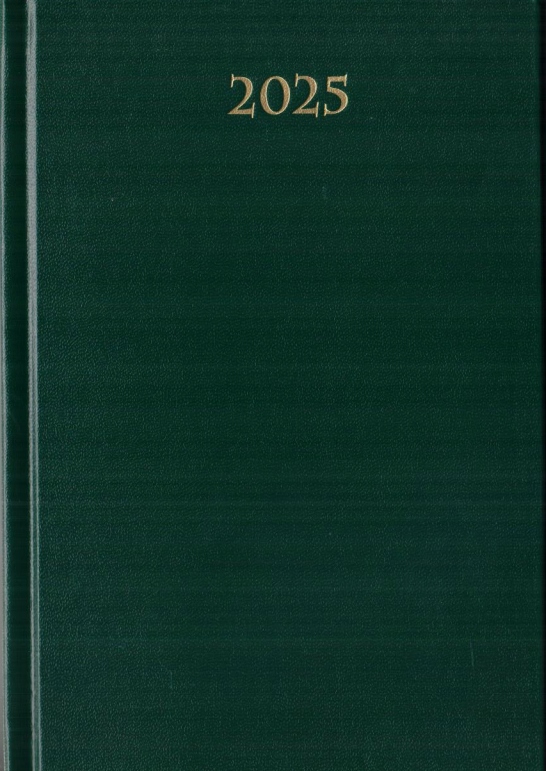 Kalendarz TERMINARZ A5 dzienny 2025 zielony