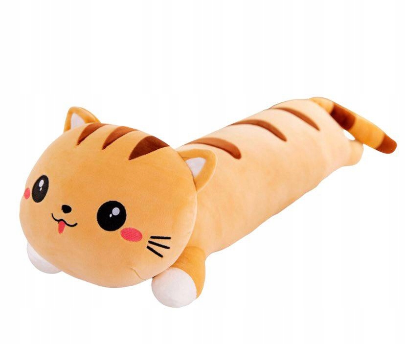 

Długi Kot Kotek Maskotka Poduszka Duża 80 cm