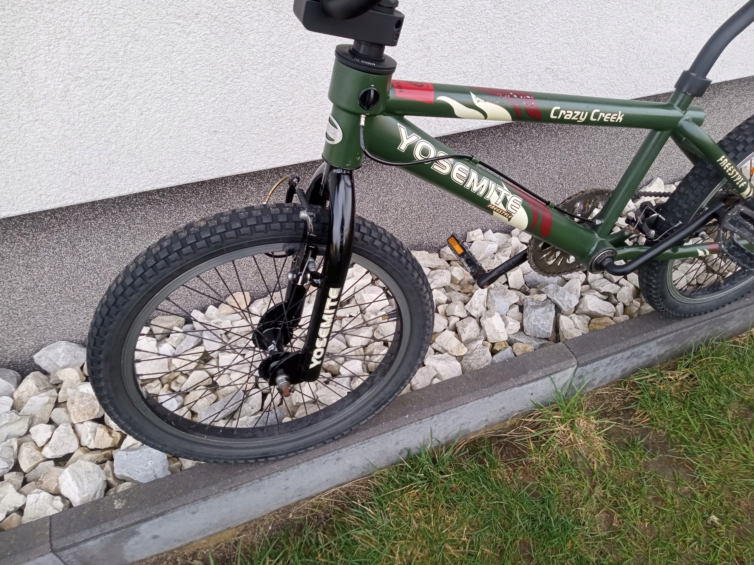 HOLENDERSKI ROWER BMX 20 KOŁA Pedały platformowe