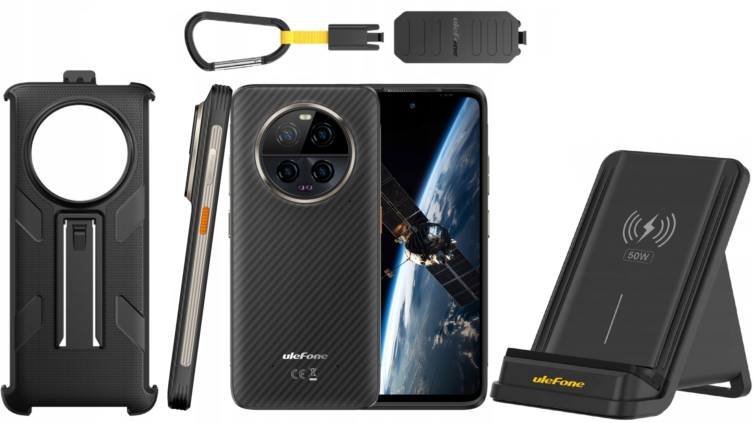 Ulefone Armor 23 Ultra 5G 12GB/512GB 6,78" Fhd+ 120 Hz Bt Etui Ładowarka