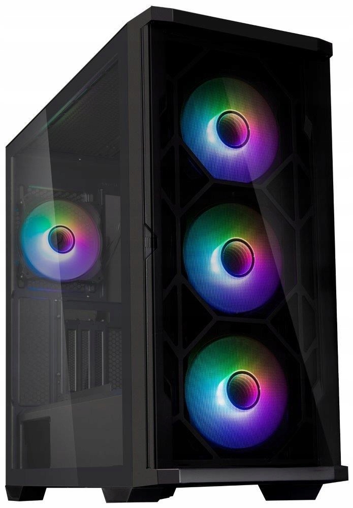 Zalman skříň Z10 Duo Atx 4x120 mm Argb fan 2xUSB 3.0 Usb-c…