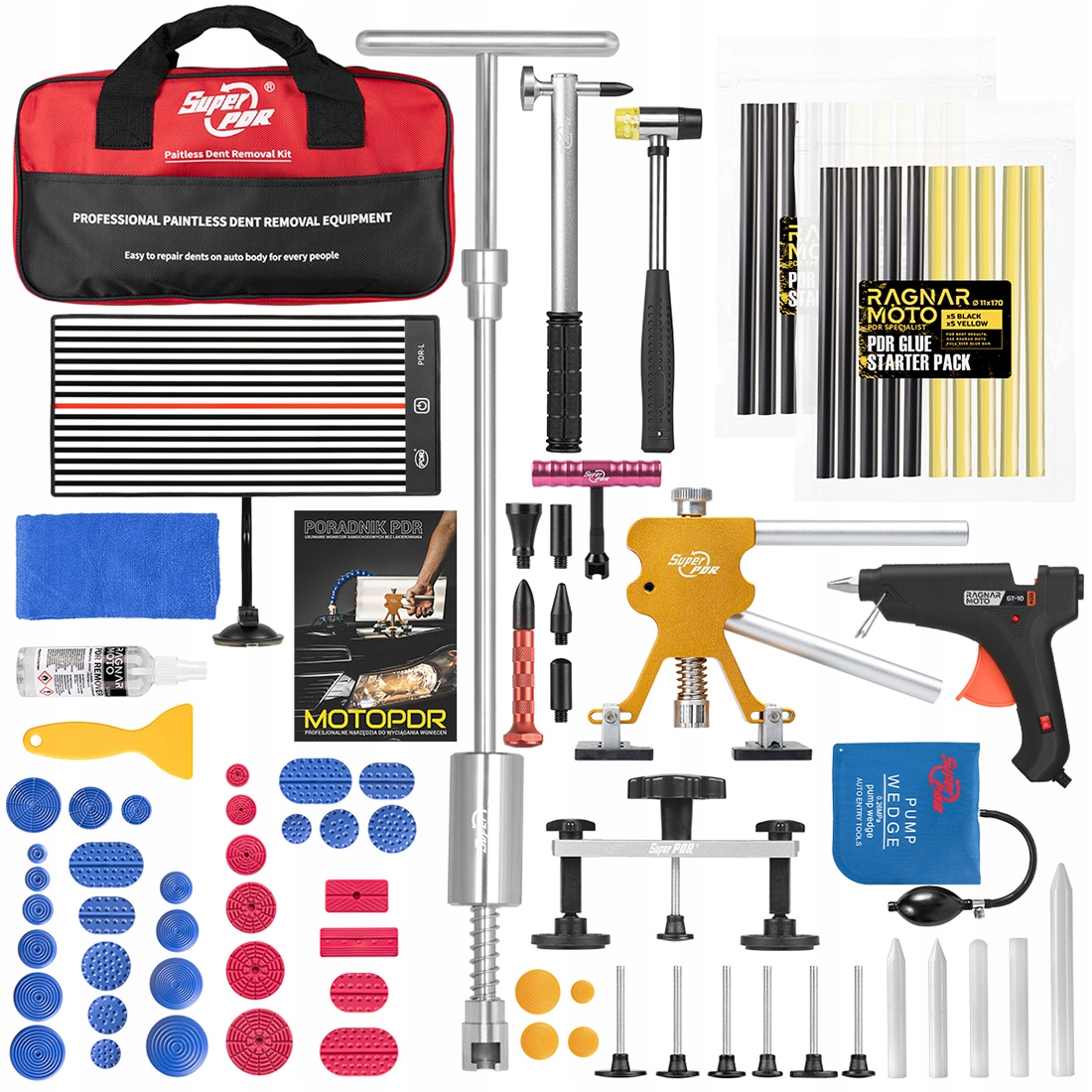 Velká sada Pdr pro opravu promáčklin