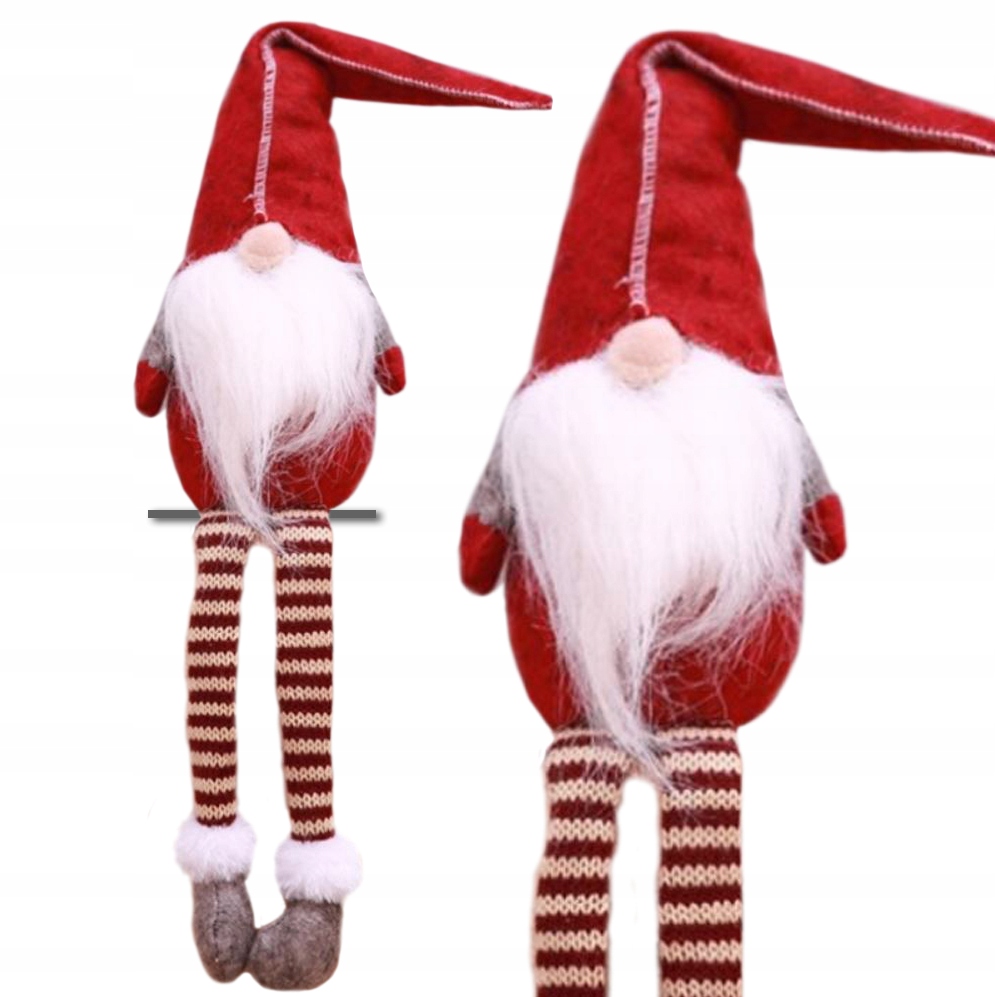 

Mikołaj Krasnal Skrzat na Święta Duży 50cm