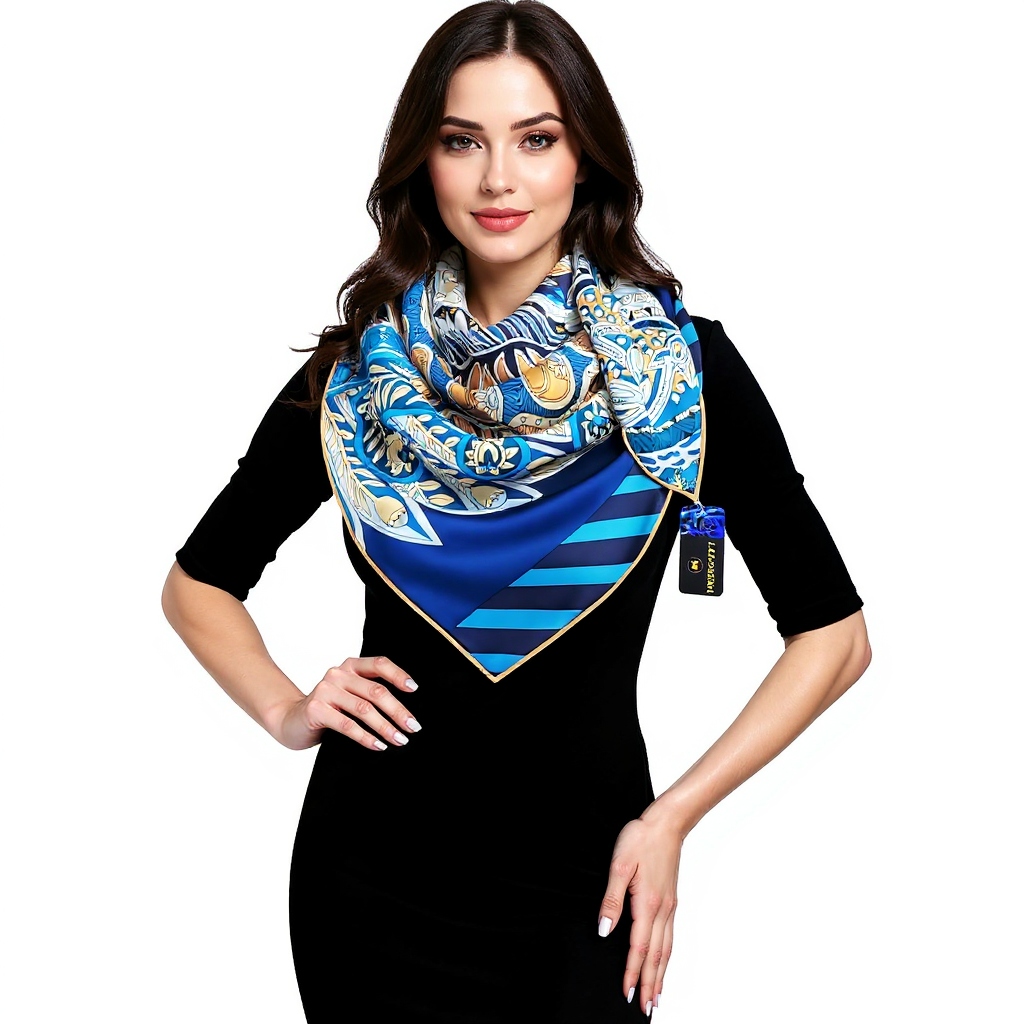 Hedvábný Šátek 100% Přírodní Morušový Hedvábí, Prémiová Kvalita+