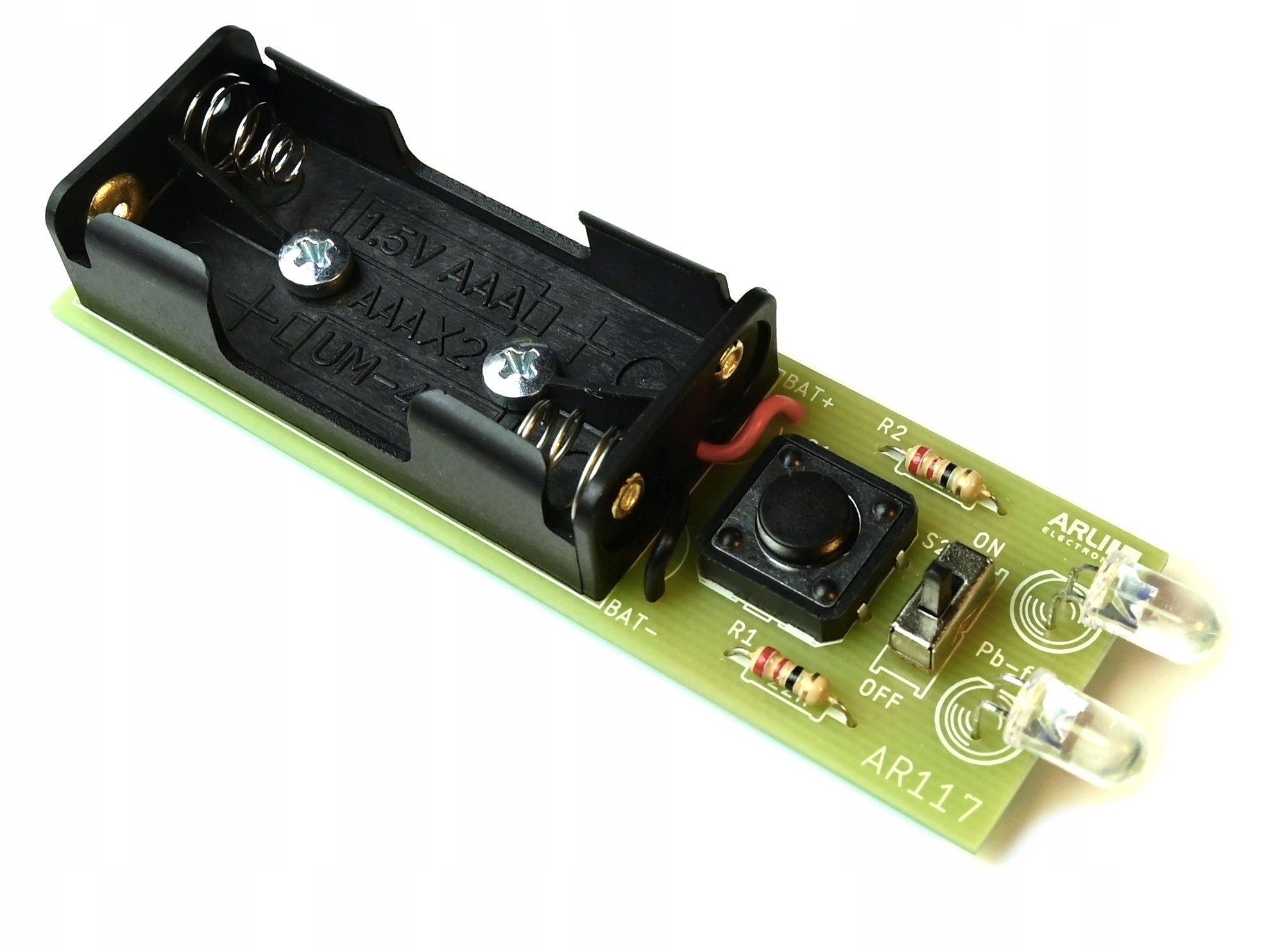 

AR117 Mini latarka Led kit nauka elektroniki