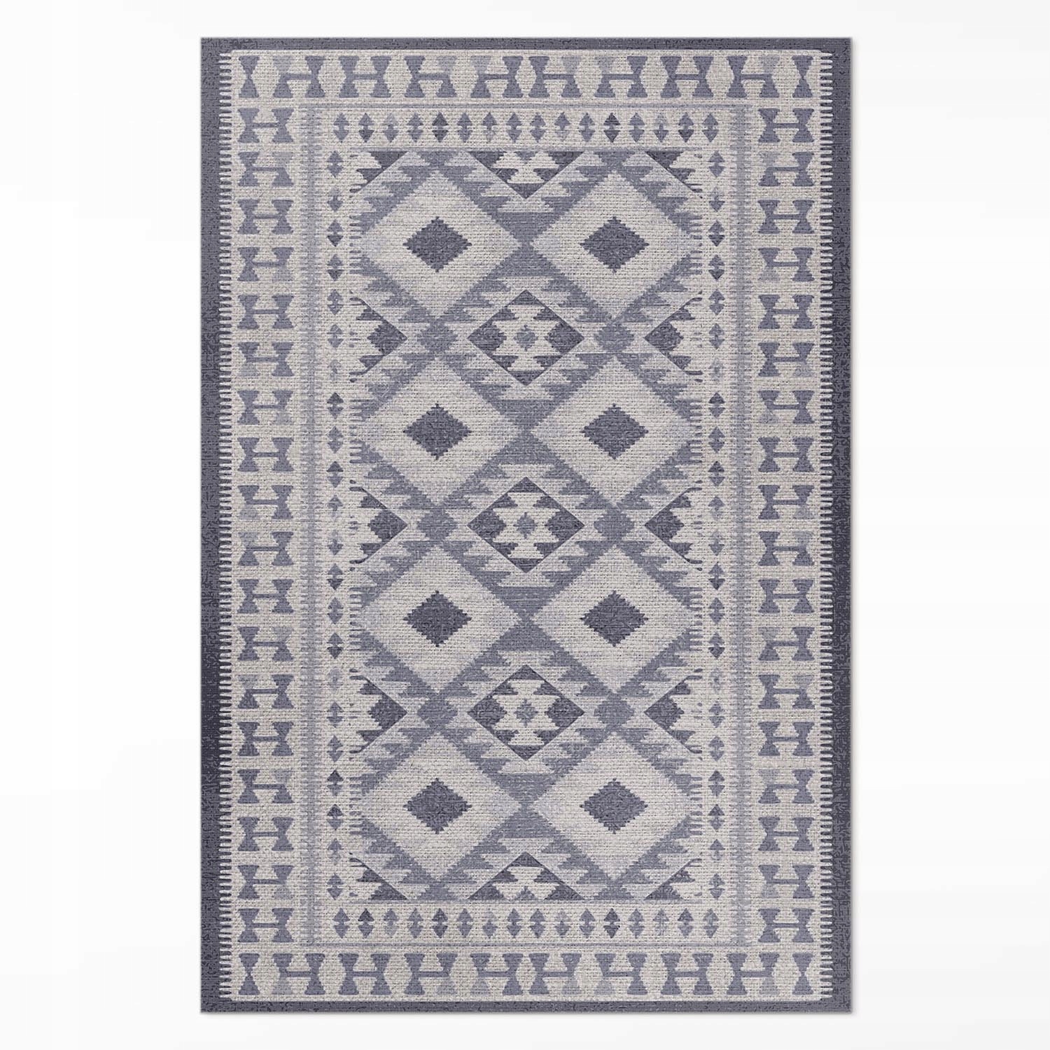 Vinylový koberec s potlačou Retro štýl vintage imitácia tkaniny 120 x 180 cm