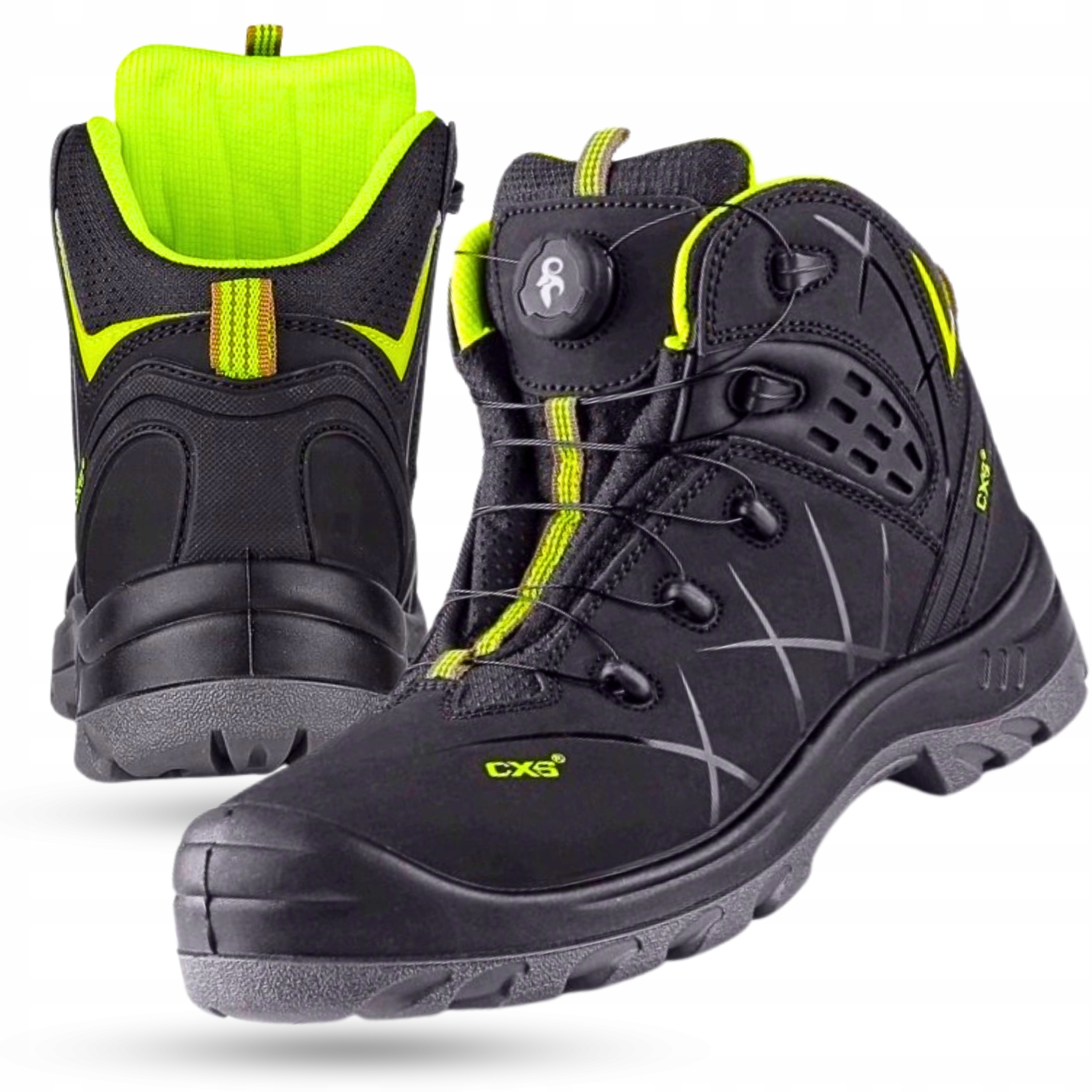 Buty Robocze Skórzane Cxs Stratus S3S Boa Wysokie Trzewiki Męskie 44