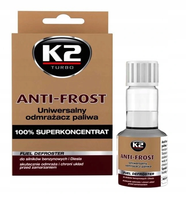 

K2 Anit Frost Odmrażacz Do Paliwa 50ML