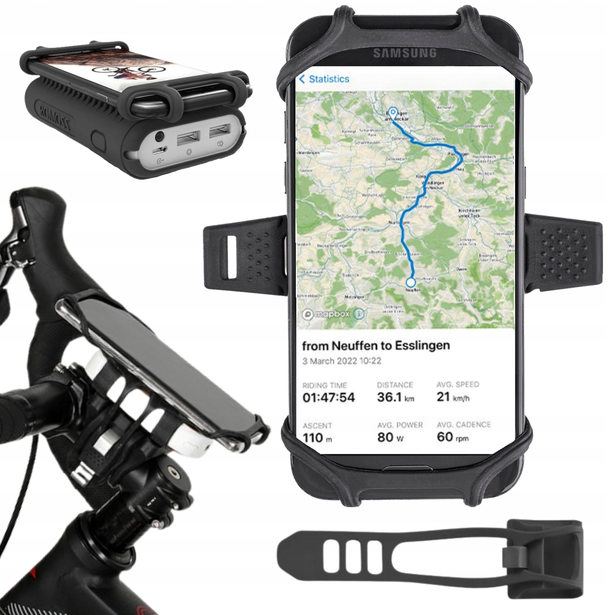 Uchwyt Rowerowy Na Telefon Rower Kierownicę DO6