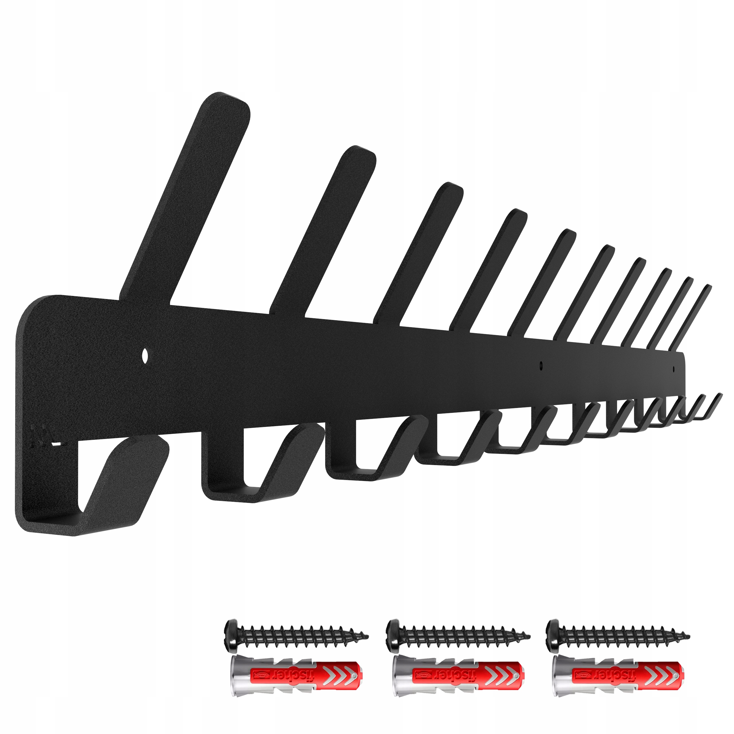 WIESZAK ŚCIENNY NA UBRANIA I KLUCZE 21 HACZYKÓW