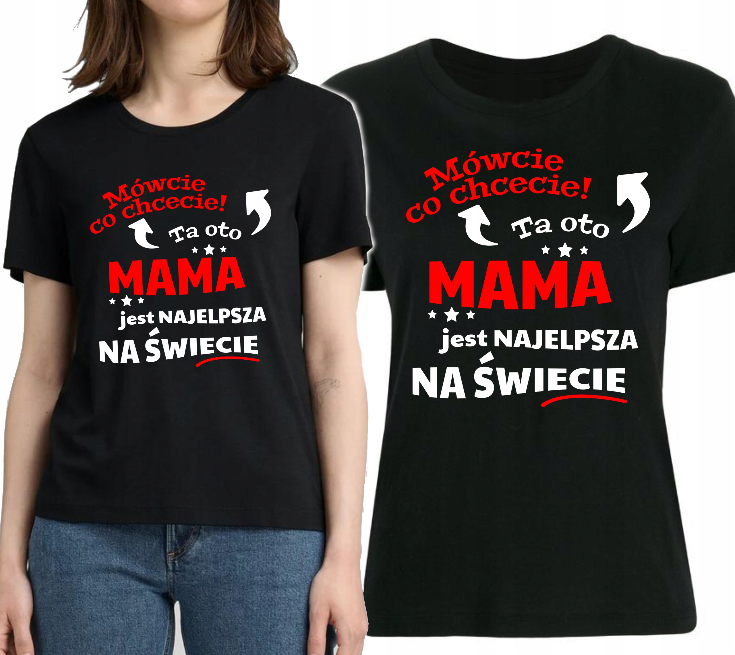 KOSZULKA PREZENT DLA MAMY DZIEŃ MAMY BEZCENNA MAMA DUŻO WZORÓW S-XXL Rozmiar M