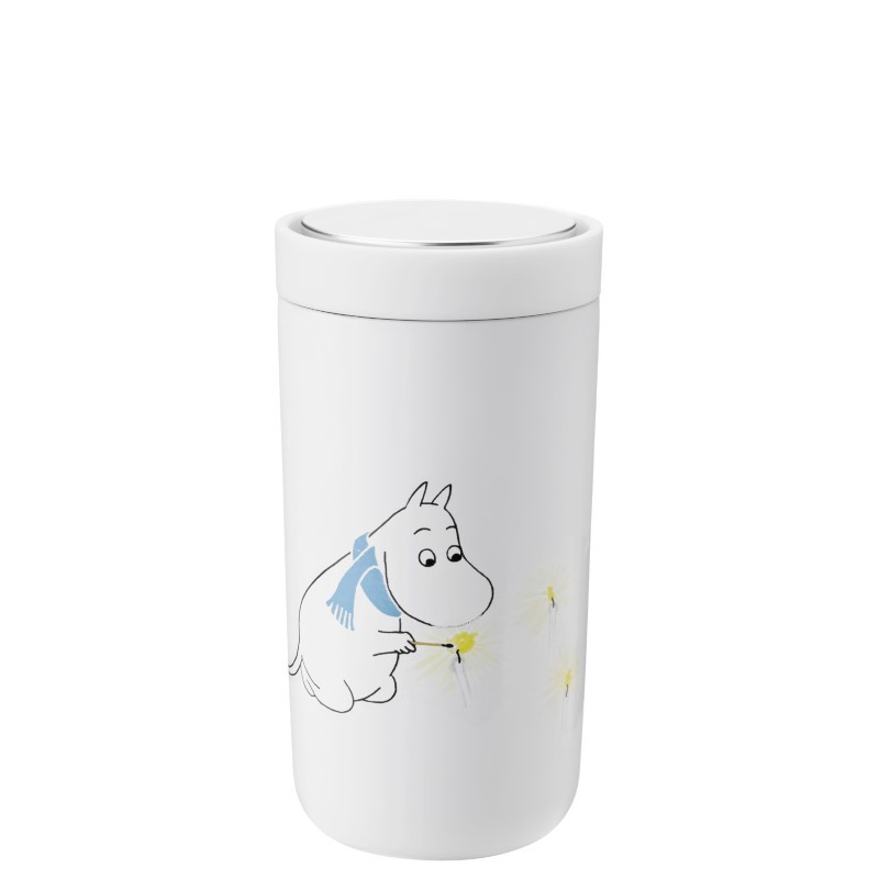 Stelton – Termohrnek To-Go Click, Mumínci (0,2 l) – frost
