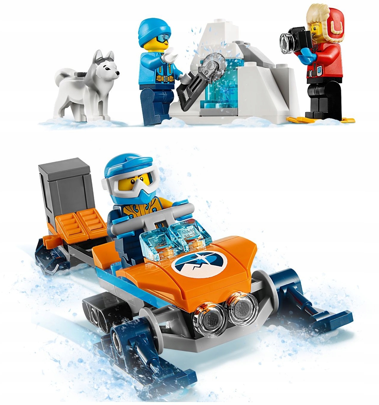 Lego top city husky