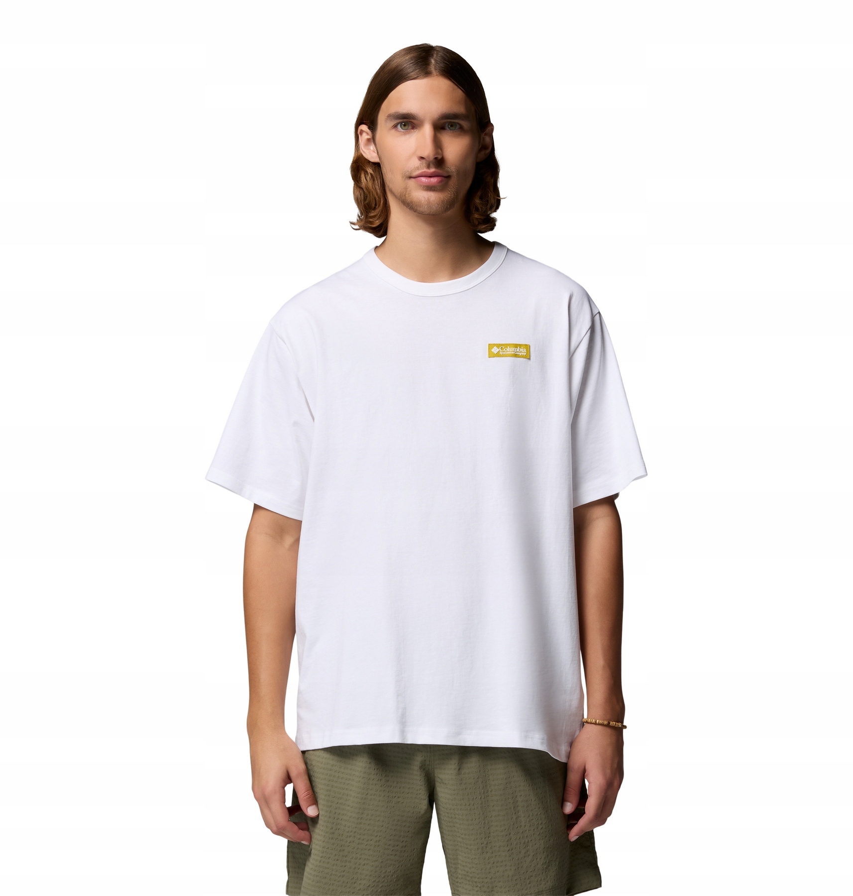 Tričko pánské Columbia Csc Heavyweight Iconic bílé 2155061101 r XL