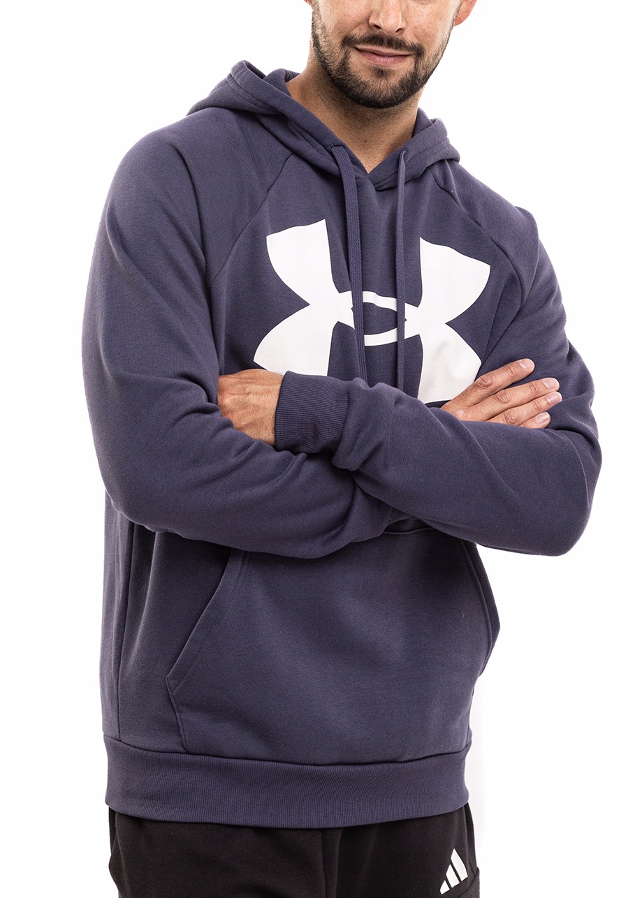 Pánská Mikina Under Armour Rival s kapucí Fleece Dresová Pohodlná Fialová S