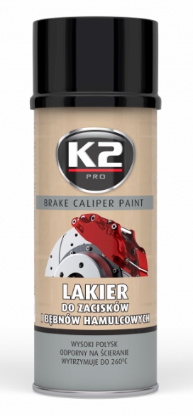 

K2 Lakier Do Zacisków/bębnów 400ML Czarny