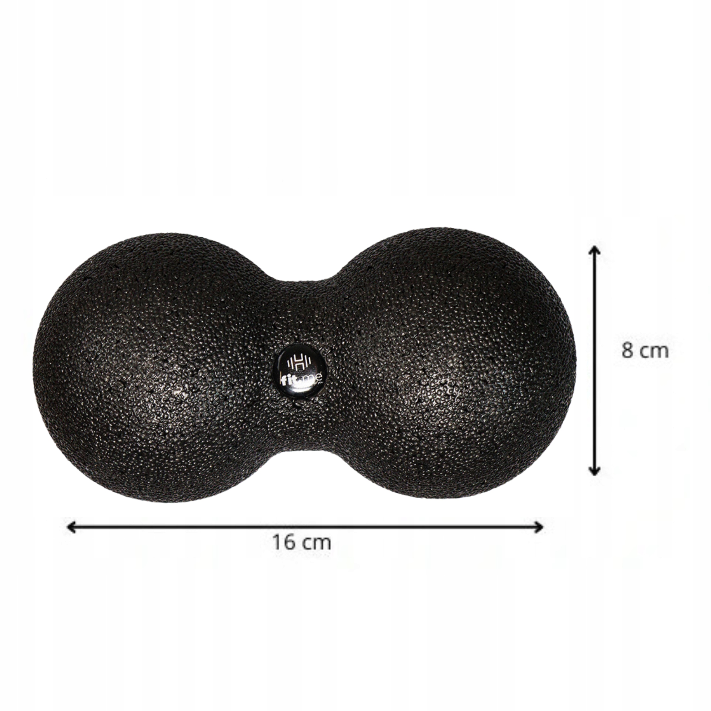 PIŁKA ROLLER PODWÓJNA DUOBALL DO MASAŻU PLECÓW ROZLUŹNIAJĄCA TWARDA EPP Marka Fit.Me