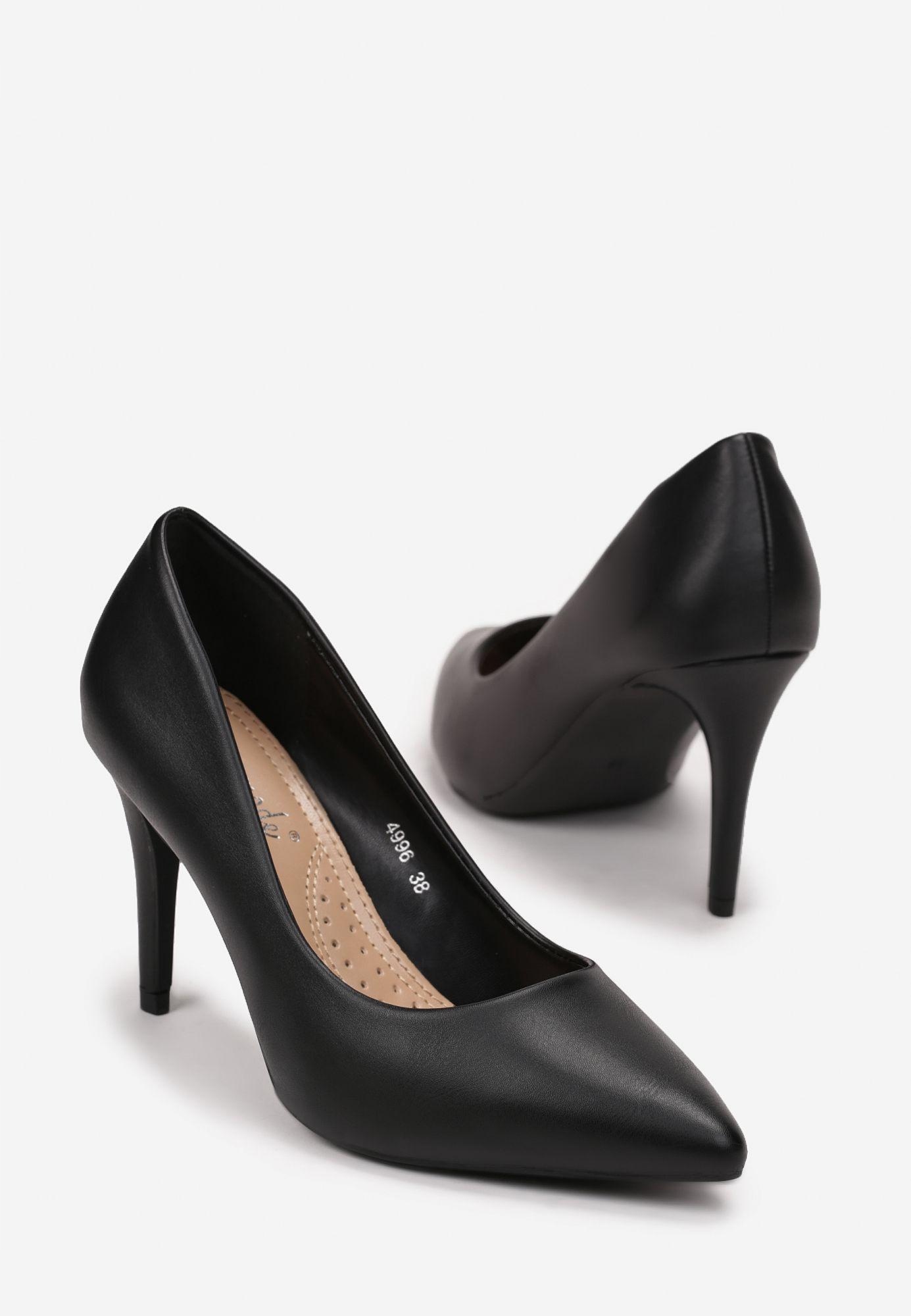 

Born2Be Czarne Szpilki damskie 38 Ekoskóra