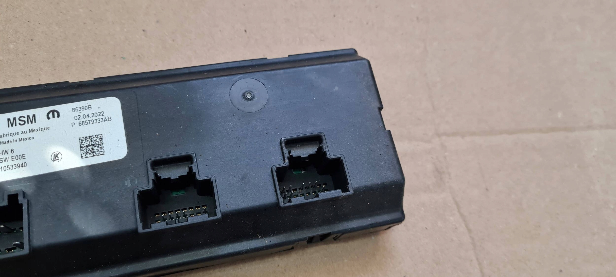 Jeep Grand Cherokee WL 2022 module control unit seat 68579333AB