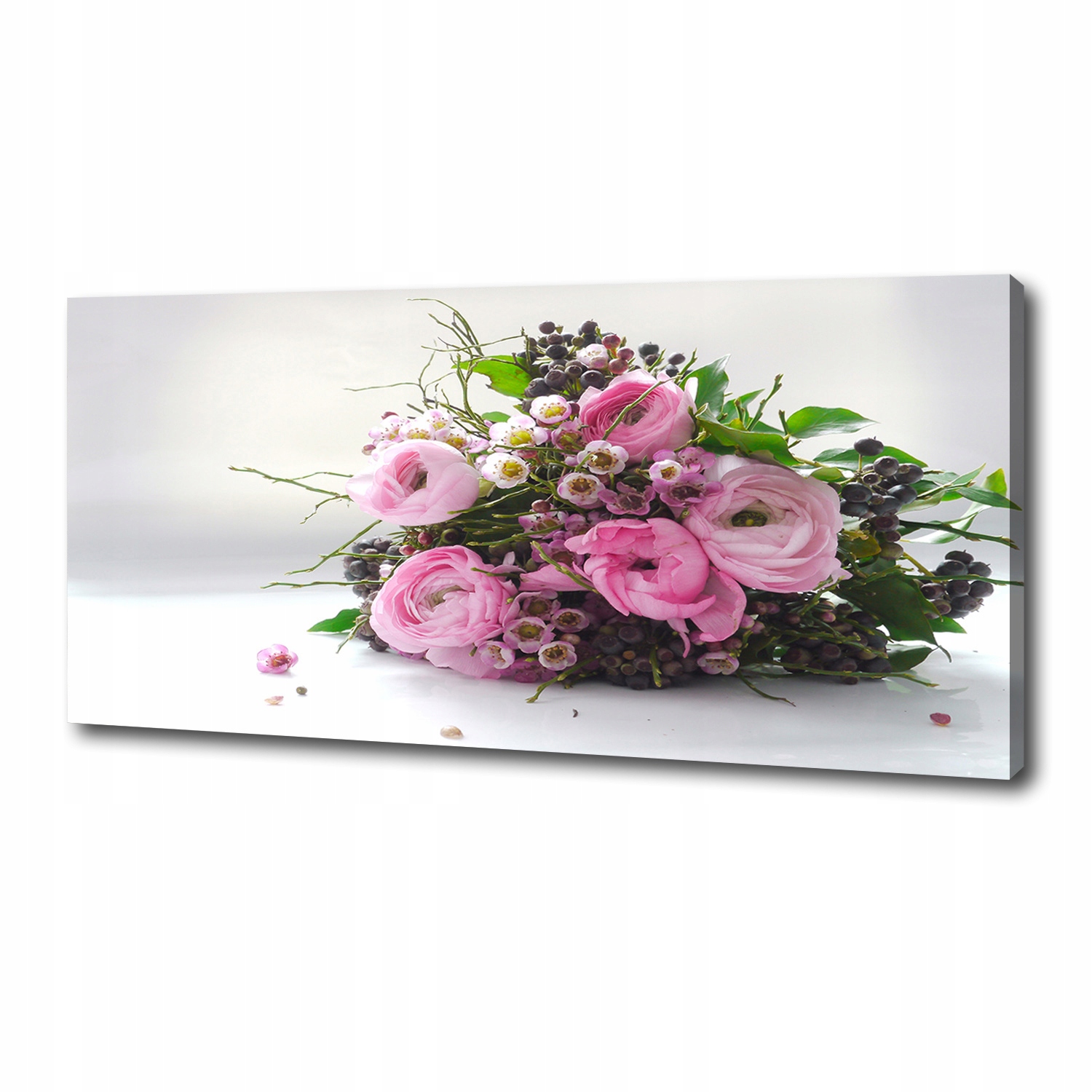 

Foto obraz canvas na ścianę Bukiet róż 125x50 cm
