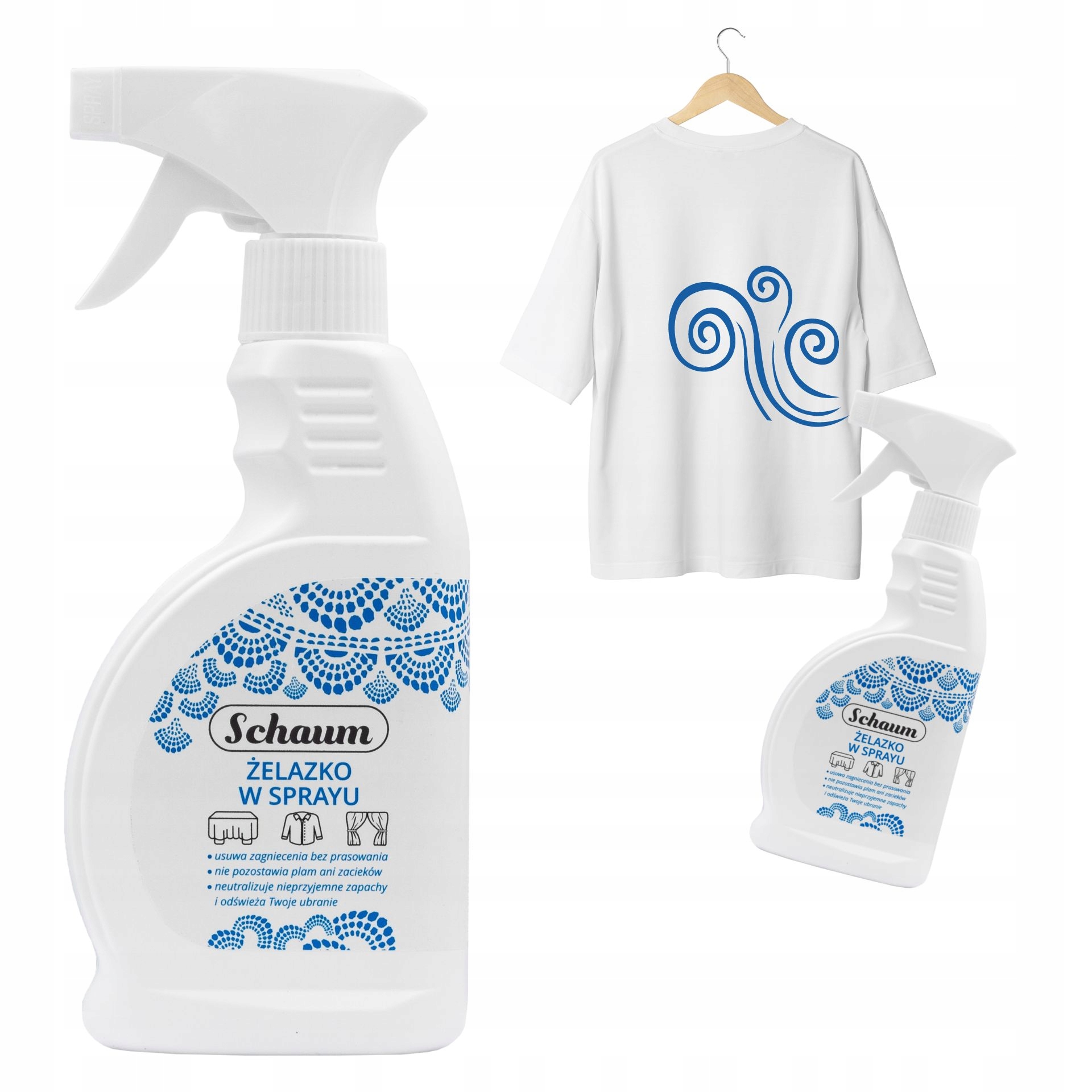 

Schaum Żelazko w Sprayu Płyn Prasujący 300 ml