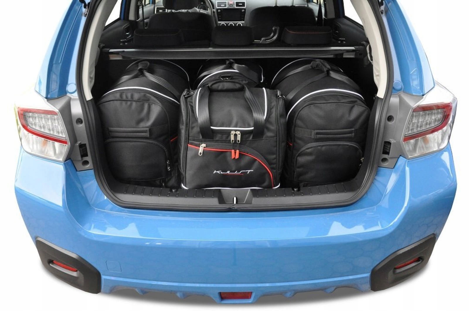 J&j Automotive Sada 4ks cestovných tašiek Sport pre Subaru XV 2012-2017