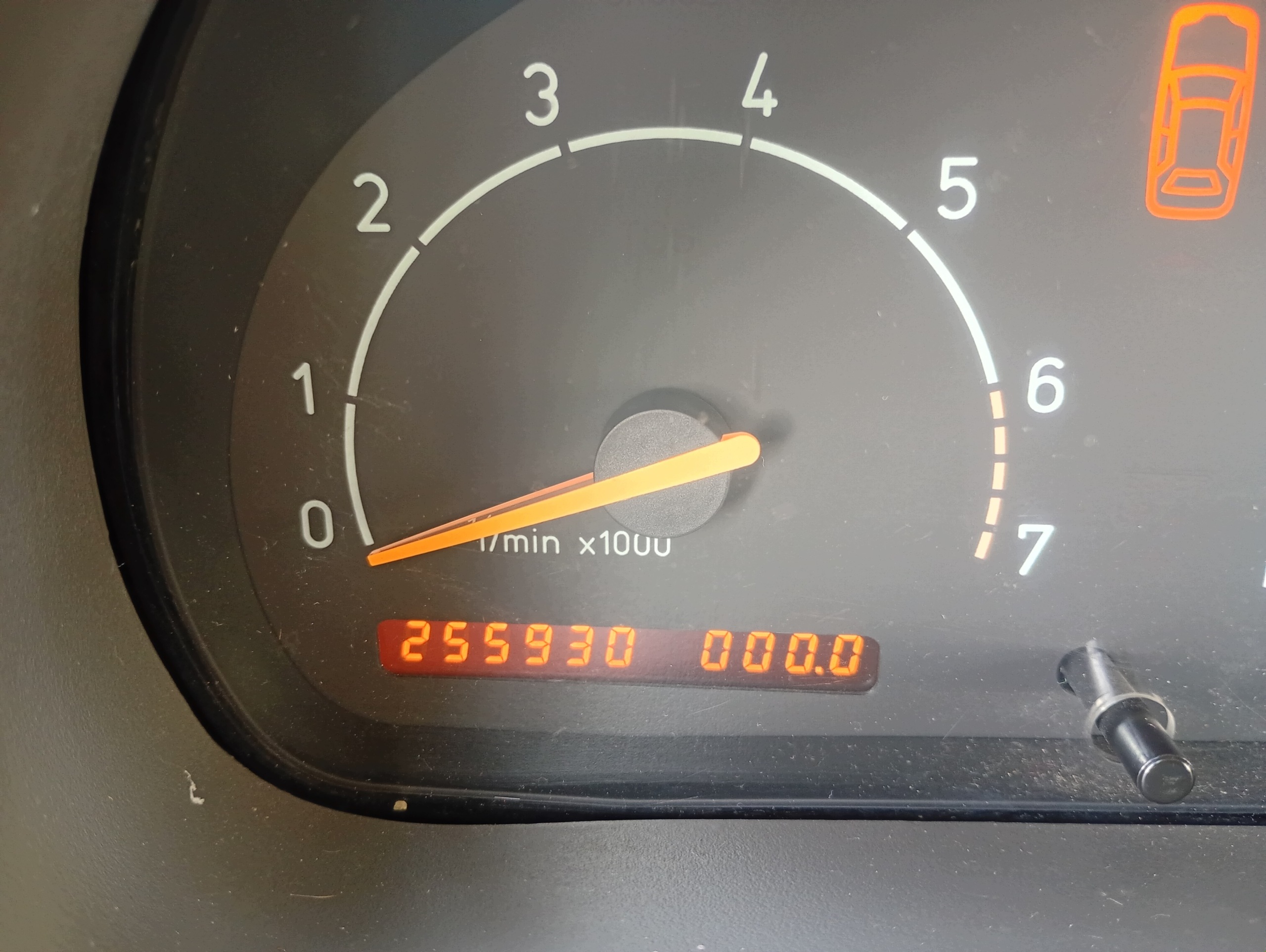dials dials tachometer Saab 93 9-3 98-02 2.0 mileage 255930km