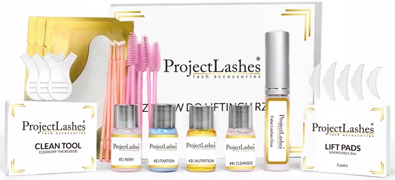 

Zestaw XL lifting laminacja rzęs ProjectLashes