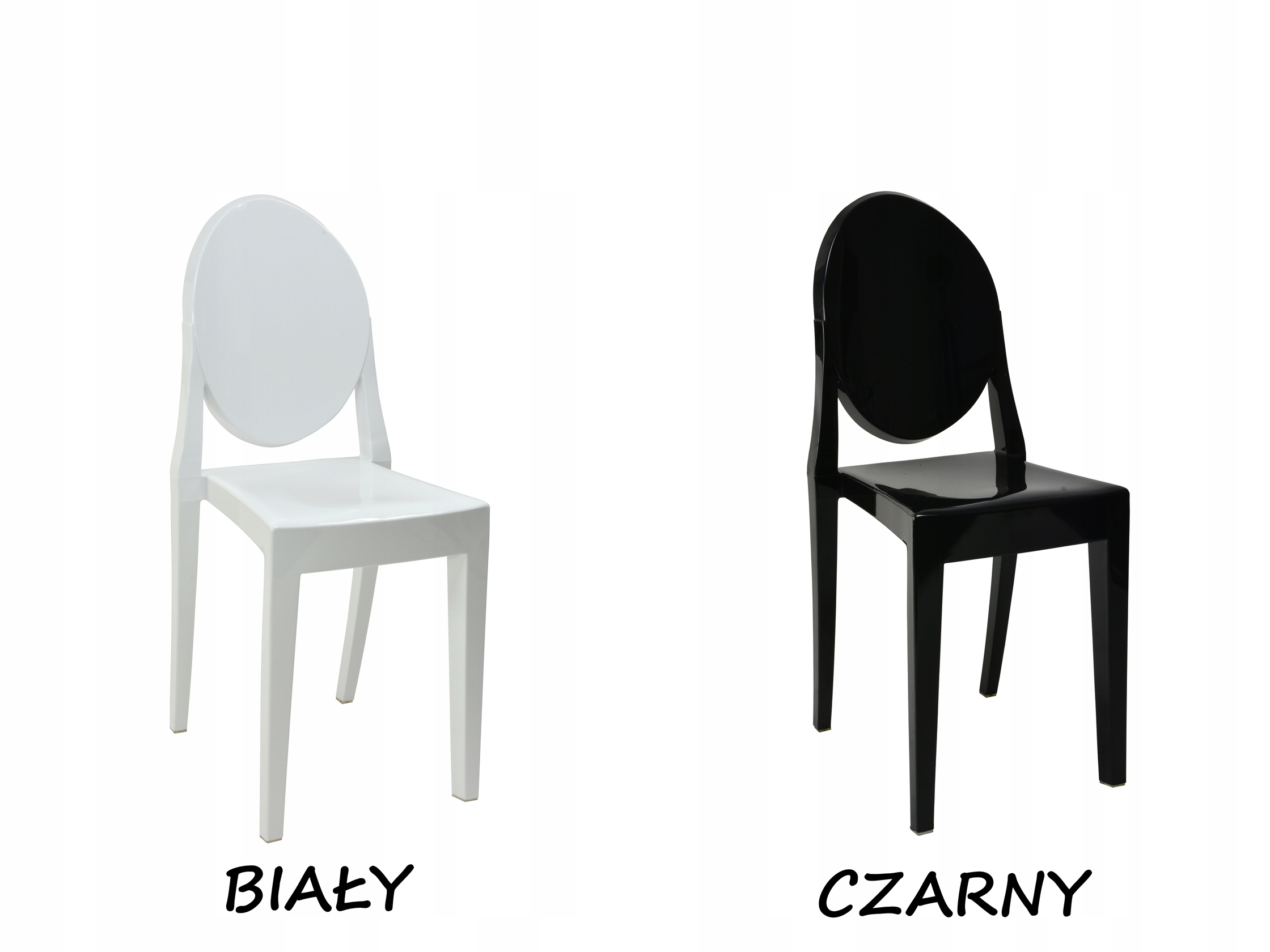 Krzesło Dankor Design Victoria Ghost transparent Głębokość mebla 52 cm