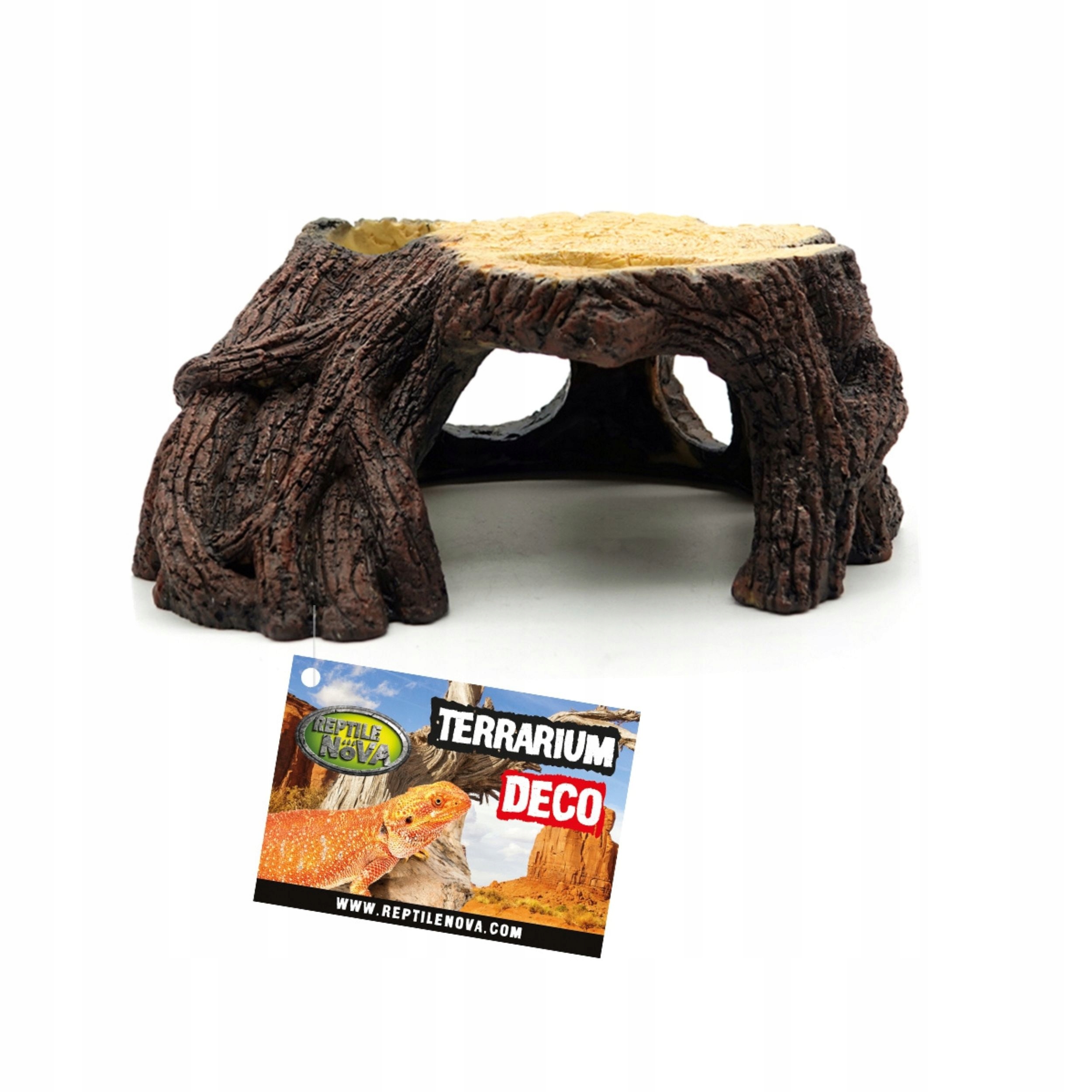 Levně Reptile Nova Úkryt ve stromě Jeskyně Dekorace do terária