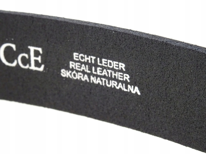 Pasek DZIECIĘCY skórzany KOMUNIJNY czarny 70 Długość bez klamry 85 cm