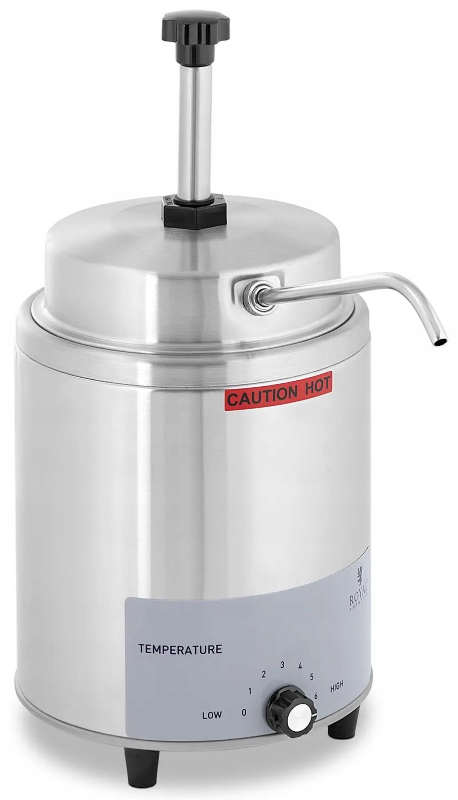 Dávkovač omáček s ohřevem 4,5/3,3 l Royal Catering RCSW-08
