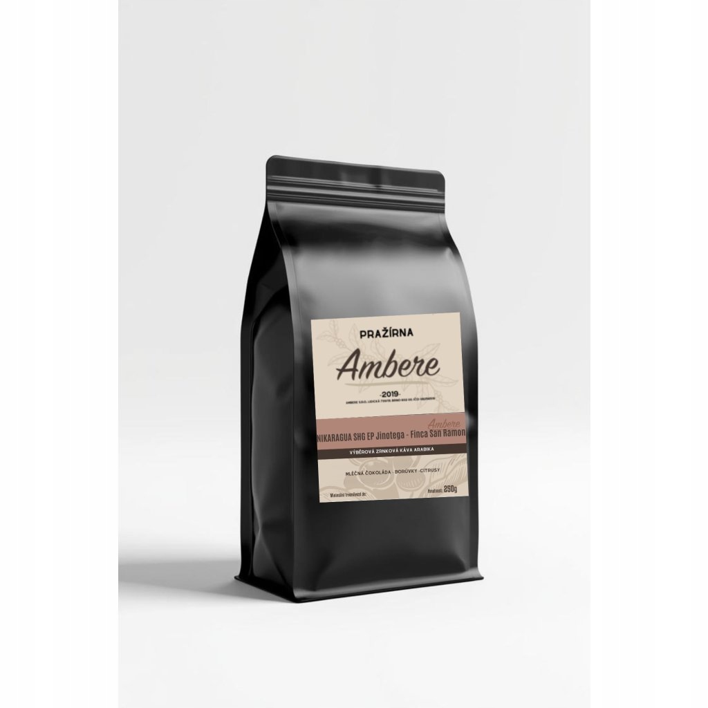 Levně Káva Ambere Nikaragua Shg Ep Jinotega Finca San Ramon 1000g 100% Arabika