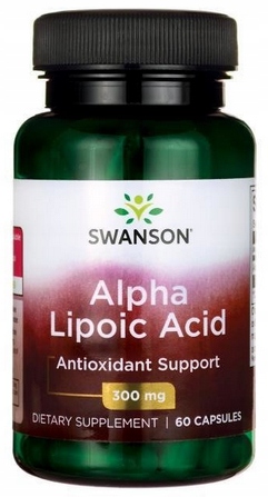 Swanson Ala kwas Alfa Liponowy 300mg 60 kapsułek