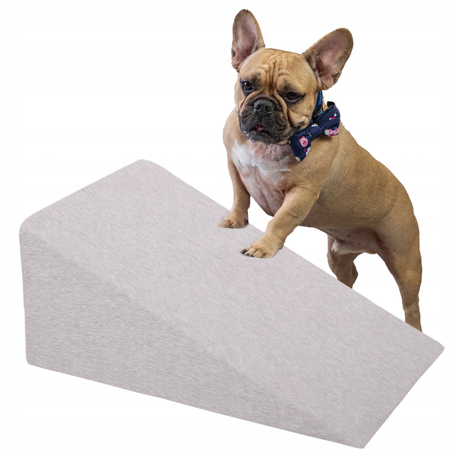 Petsona Piankowy Klin Podest Rampa Dla psów zwierząt jasnoszary 30cm