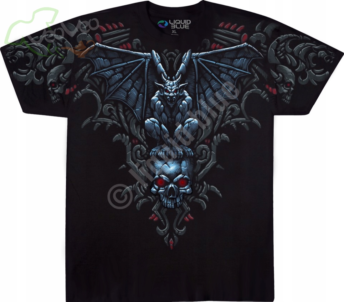 Gargoyle Black Liquid Blue S