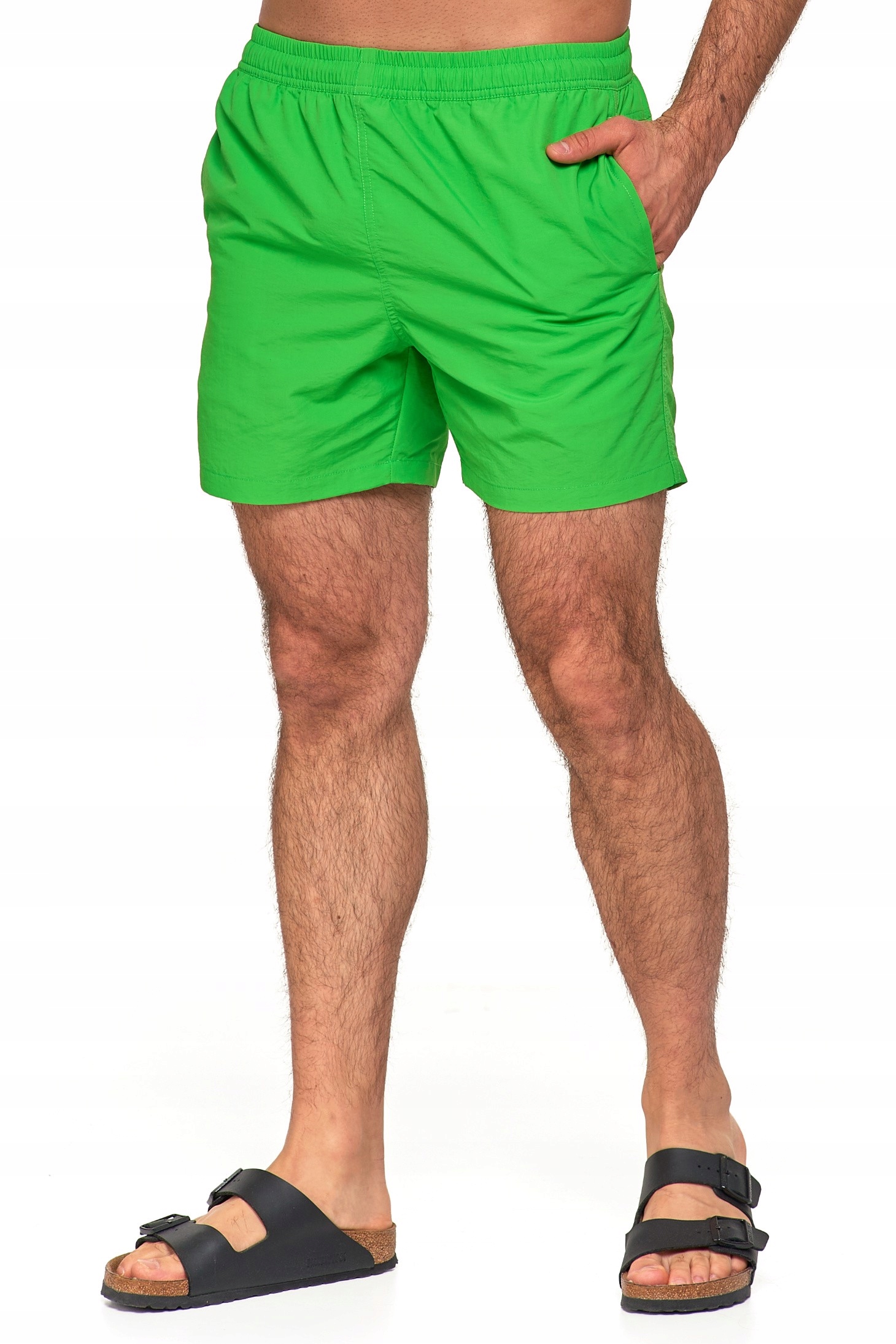 SZORTY SPODENKI MĘSKIE KĄPIELOWE WIĄZANIE KĄPIELÓWKI ZIELONE MODNE MORAJ XL Fason Spodenki