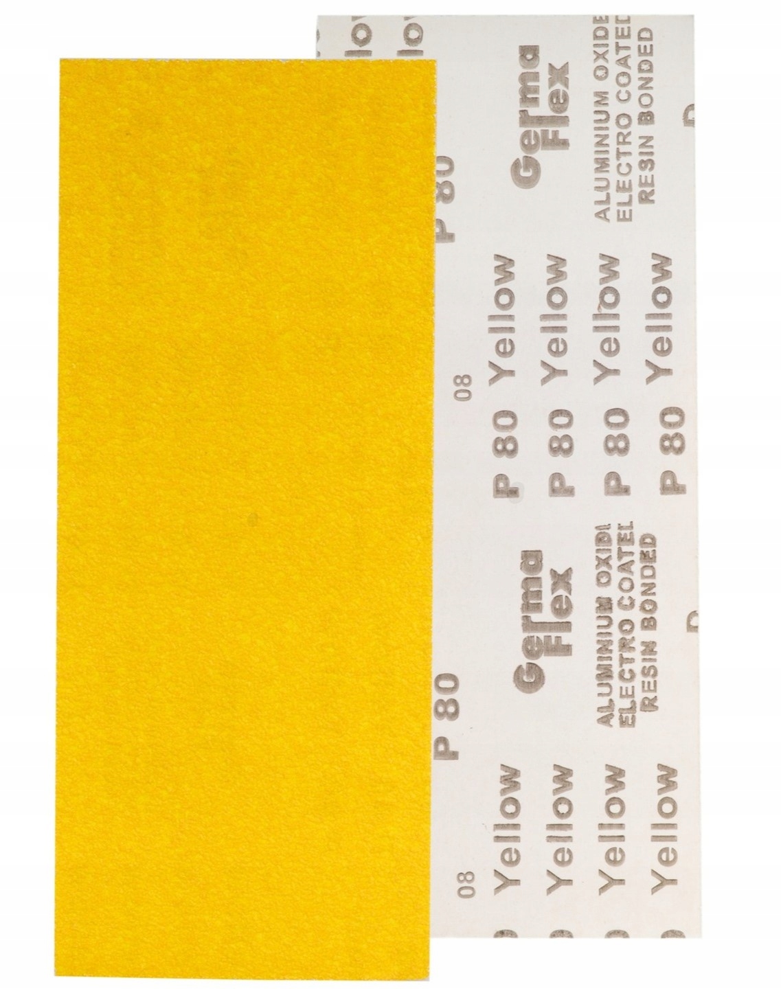 GERMA FLEX PAPIER ŚCIERNY ŻÓŁTY YELLOW ARKUSZ 115X280MM GR. 80 1SZT